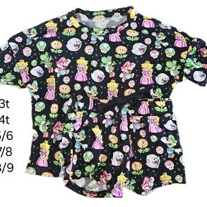 It's Me, Kids Black Lounge and Shorts Set